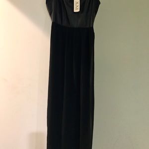New Long Black cocktail dress